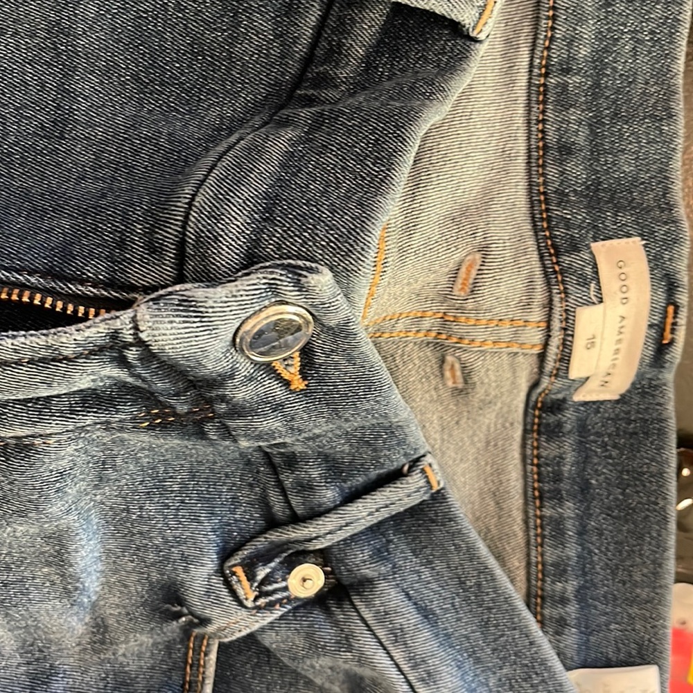 Good American size 15 distressed jeans